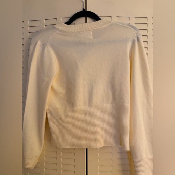 NWT Soho & Stella Butter Yellow Cardigan | Fitted Waist | Size S - Picture 5 of 5